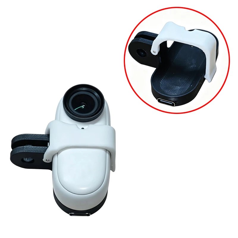 1PCS Magnetic Charging Base For Insta360 Go 2 Portable Type-C Charger Dock with GoPro-Style Interface Action Camera Accessories