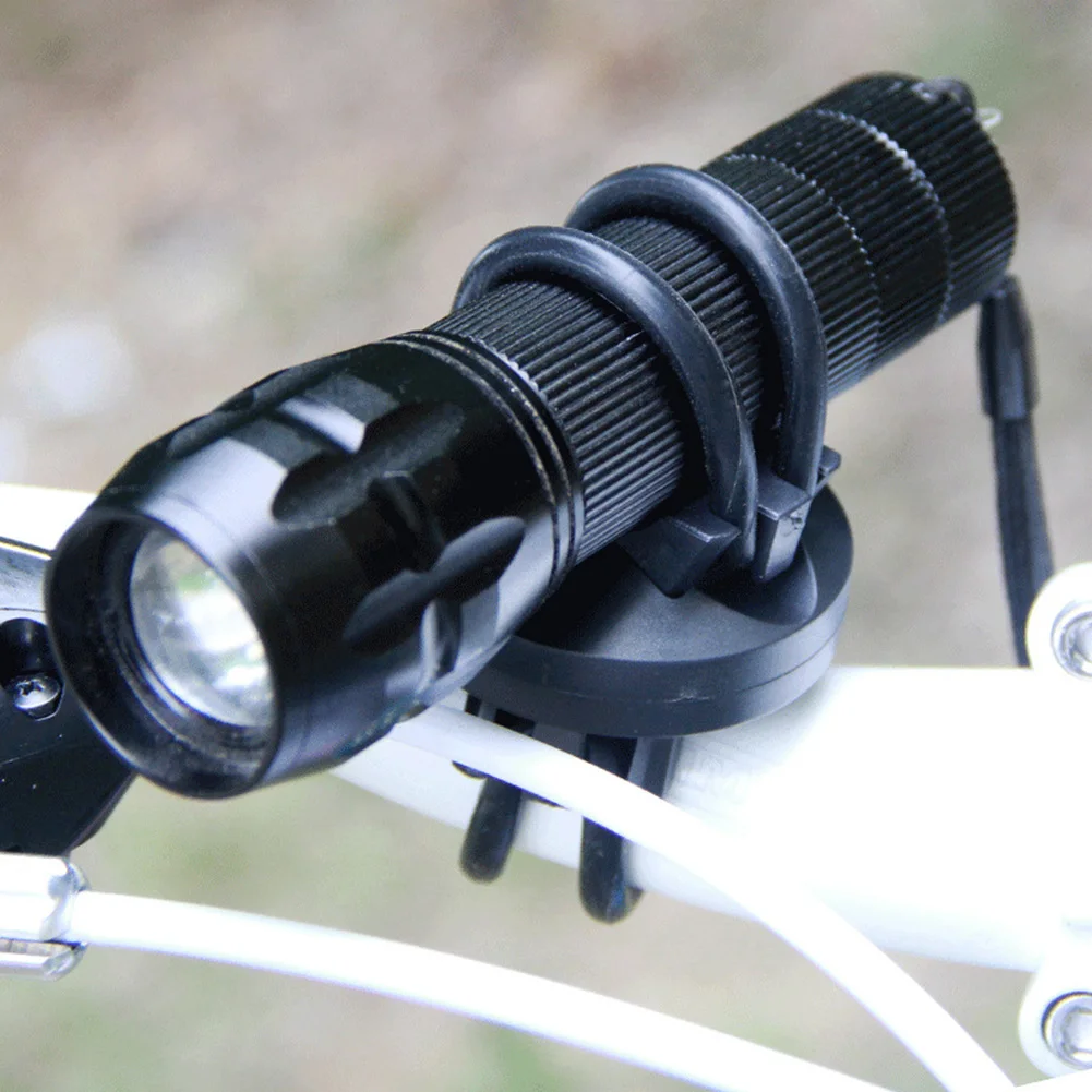 1pc Bicycle Flashlight Bracket Clip Mount Bike Torch Light Holder LED Front-Lights Clamp Bicycle Accessories