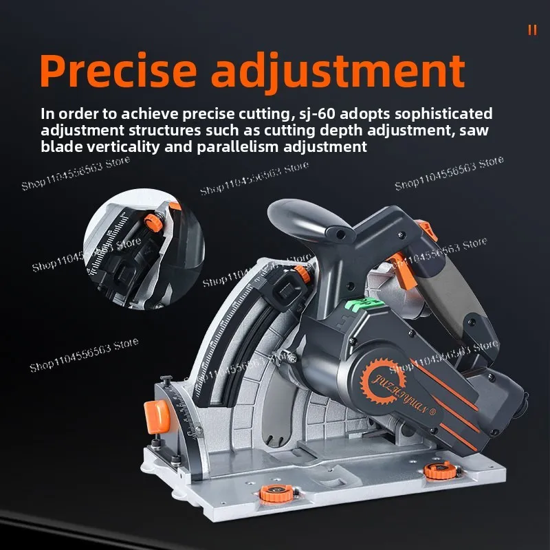 Saw source track saw SJ60 gypsum board ceiling opening board special multi-slot knife dust saw can be equipped with 110V