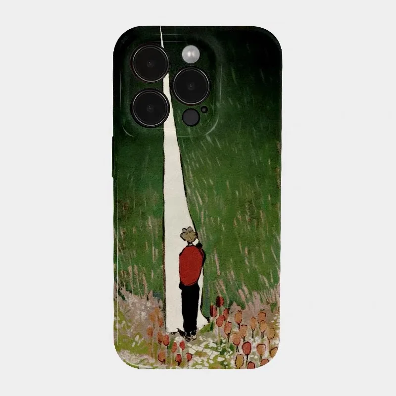 

Green Shattered Mirror Yet Moving Forward Phone Case for IPHONE 17Air 16E 15 PROMAX 14Plus 13 12 MINI 11 PRO Acrylic Phone Cover