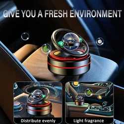Solar Car Essential Oil diffuser Rotary Suspension Galaxy Car diffuser Fragrance Aromatherapy decoration