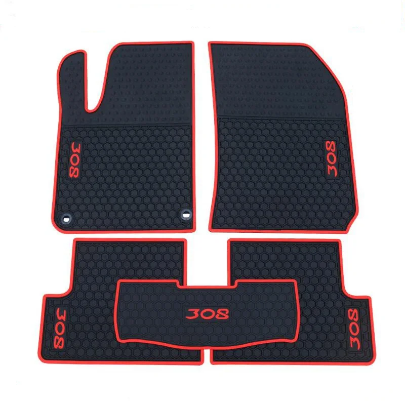 Car Floor Mats Car Mat Rugs Carpet For Peugeot 308 SW II Left Hand Drive 2014 2015 2016 2017 2018 2019 2020 2021