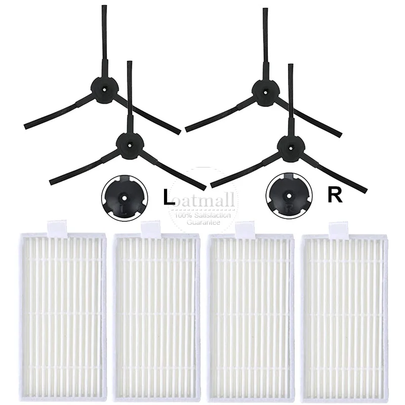 Accessories For iLife v55 Pro / V50 Robot Vacuum Cleaner Spare parts Replacement Kit Consumables Filter Side Brush