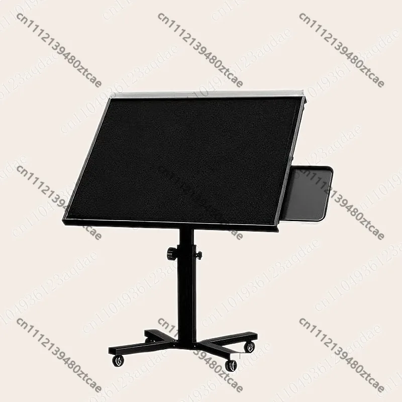 Adjustable Lift Puzzle Table with Drawers & Cover, Metal Ergonomic Desk for Home Office Use