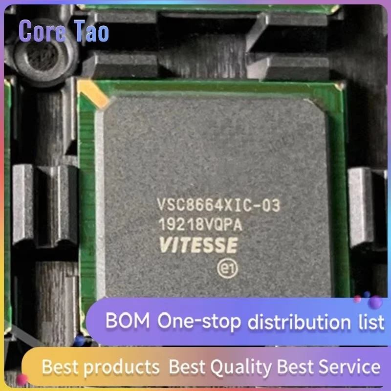1PCS/LOT  VSC8664XIC-03 VSC8664XIC VSC8664 BGA256 Ethernet telecommunication interface chip