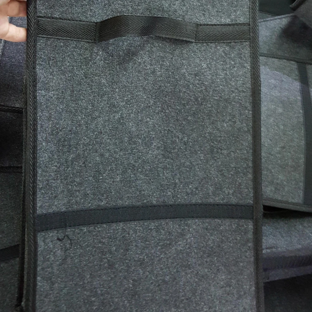 

Car Van Felt Storage Bag 30X29X16Cm Durable Foldable Boot Organizer Portable Tool Bag Trunk Storage Car Accessories