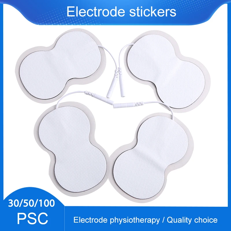 

EMS Acupuncture Muscle Stimulator Patche Physiotherapy Tens Machine Electrode Pads Massage Conductive Gel Massage 2mm Plug