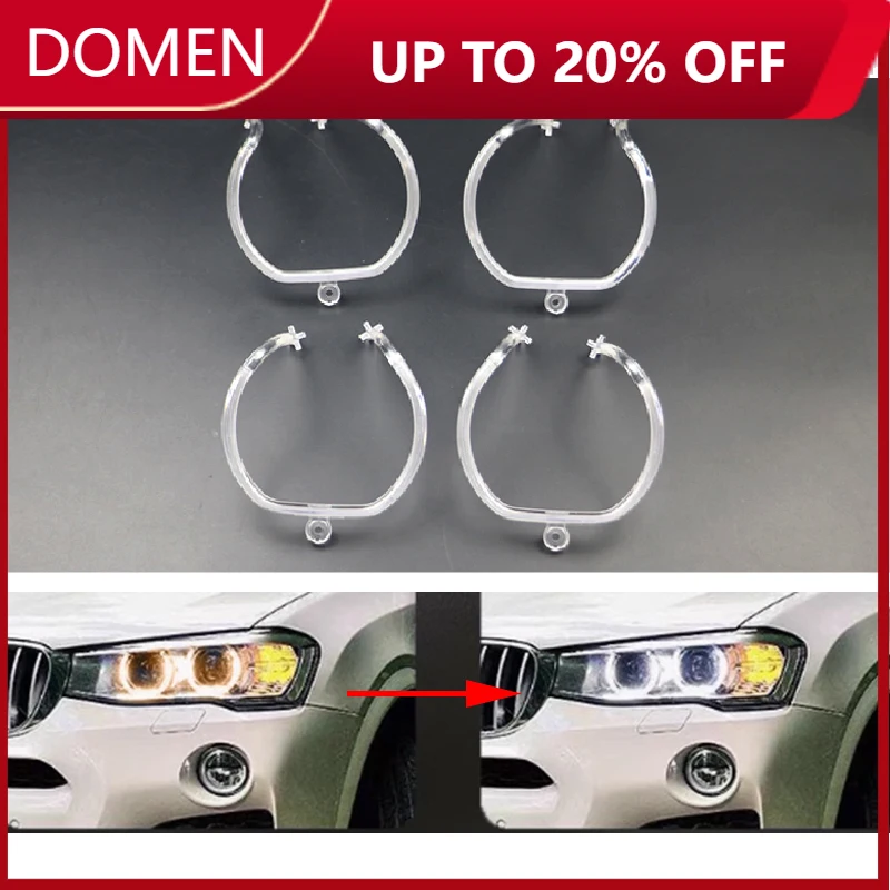 

Автомобильная фара DRL, направляющая пластина дневных ходовых огней, трубка ангельского глаза для BMW X3 X4 F25 2014 2015 2016 2017