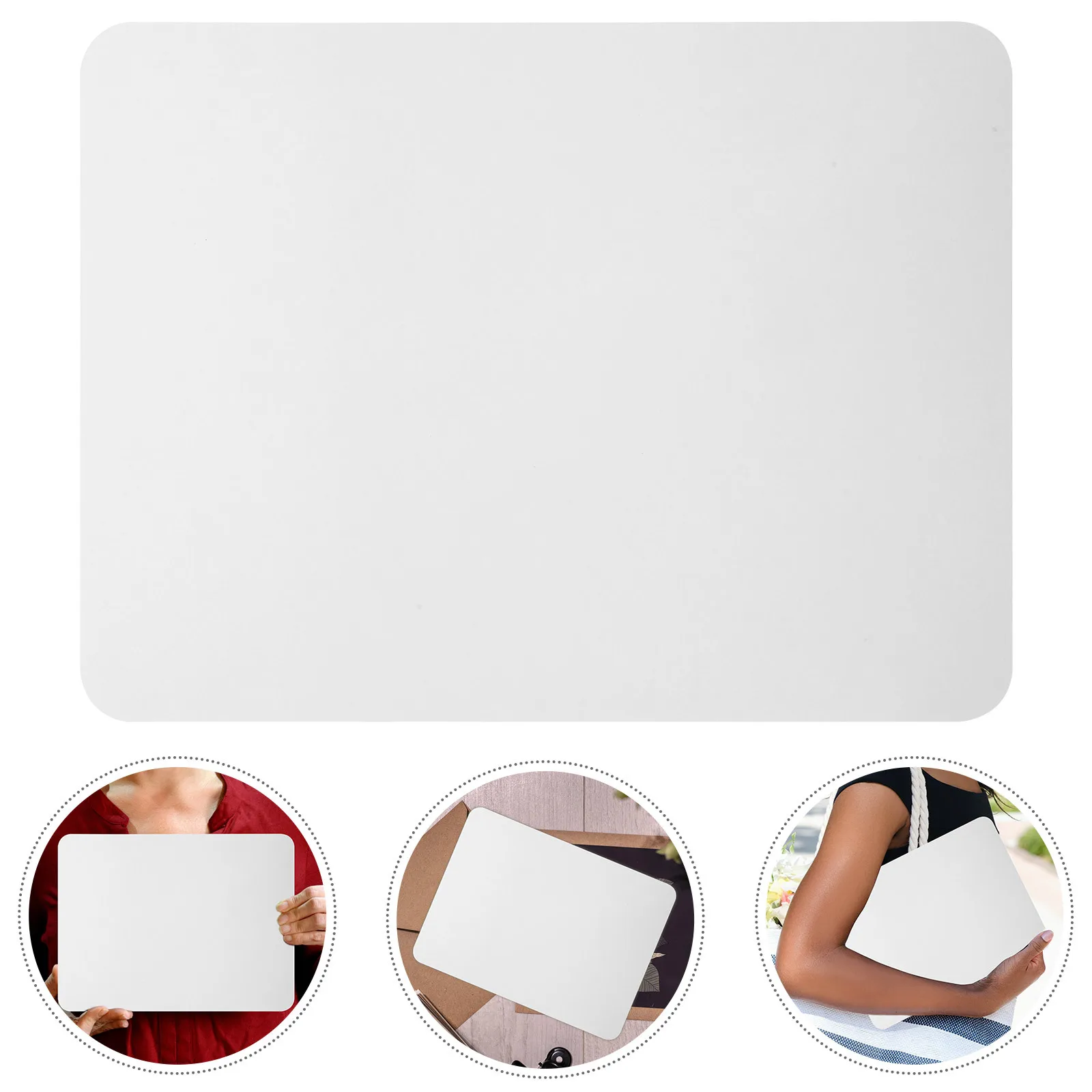 2 قطعة لوحة المسح الجاف مزدوجة الجوانب 24X36 بوصة سطح الميلامين جدار قابل للتركيب سطح المكتب السبورة لمكتب المنزل المدرسة #5