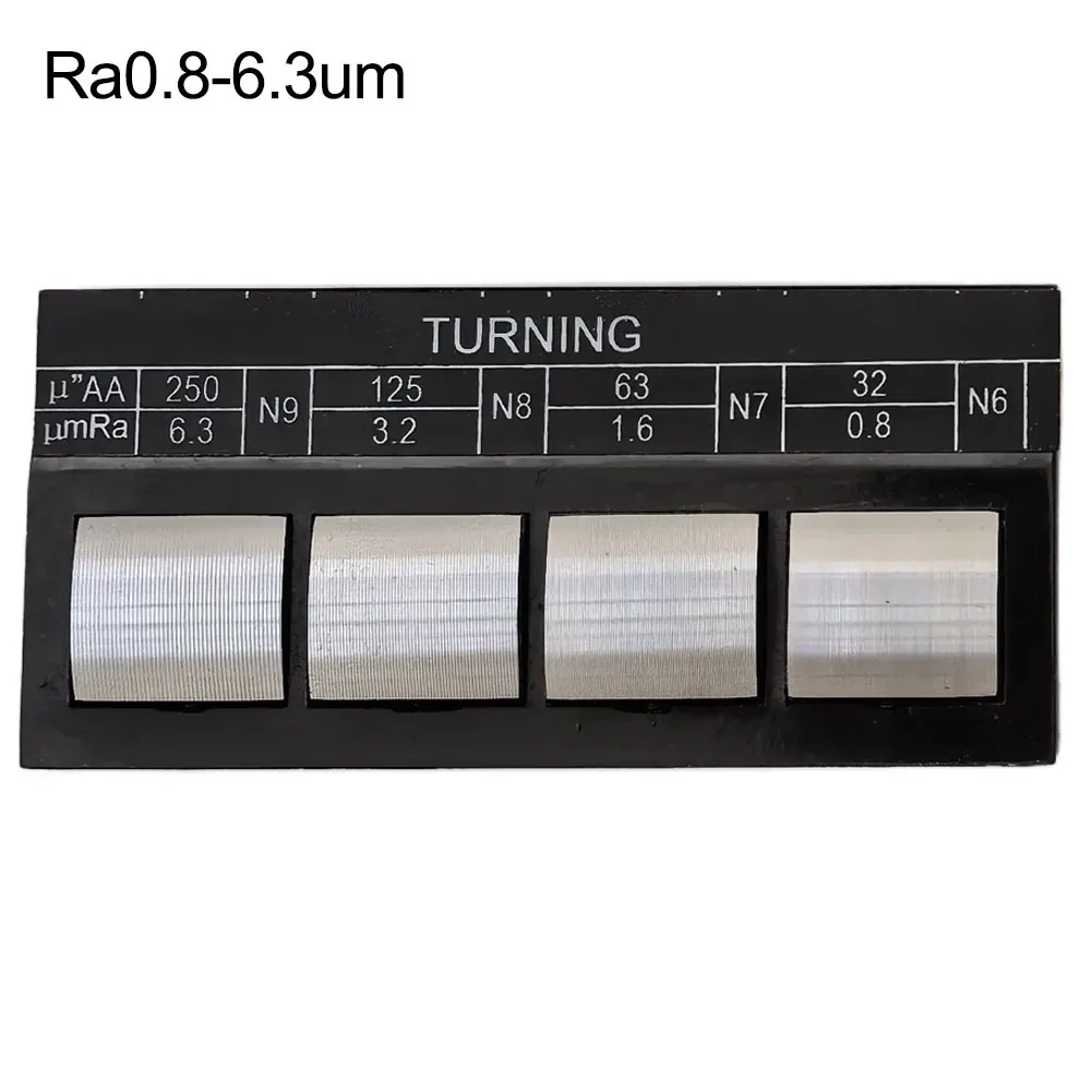 1set Surface-Roughness Comparison Sample Block Roughness Comparator Standards Of Lathe Flat Milling And Grinding Optional