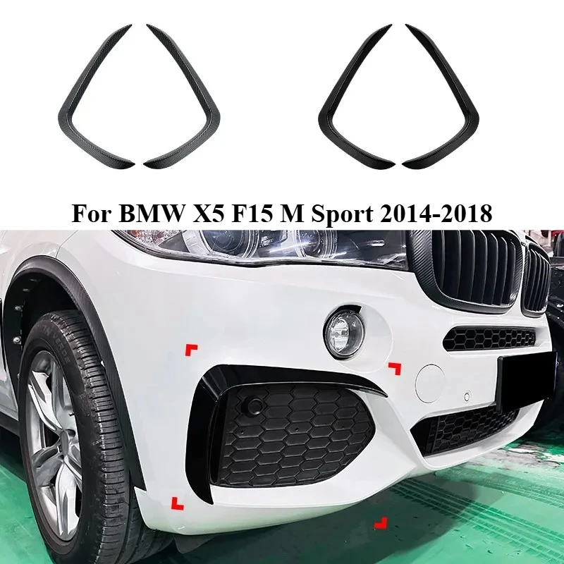 

Car Front Side Wind Knife for BMW 5 Series X5 F15 M Sport 2014-2018 Air Vent Air Blade Splitter Auto Aftermarket Parts