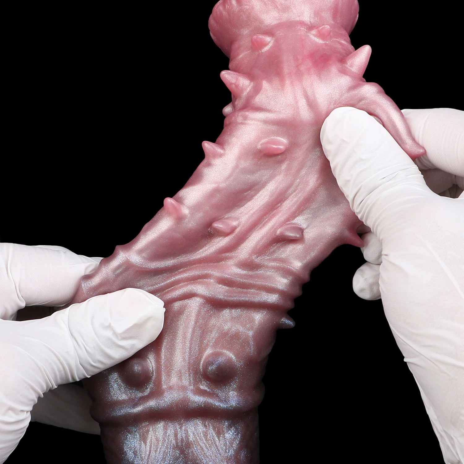 NSFU سيليكون القضيب كم مع لينة انتقادات الحصان دسار غمد الكلب الديك مقاس موسع ومكبر مثير ألعاب جنسية للذكور ديك #3