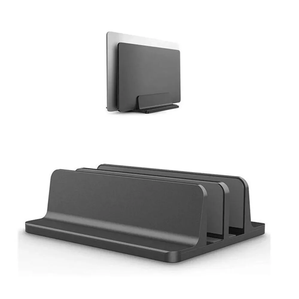 supporto-verticale-regolabile-salvaspazio-in-lega-di-alluminio-per-laptop-bicolore-nero-e-argento-per-scrivania