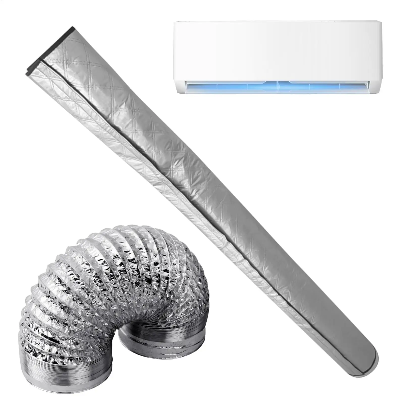 

Pipe Wrap Fireproof Tube Heat Sleeve Weatherproof Pipe Wrap Sleeve For Stove Fireplace Garden RV Furnace Irrigation Heater