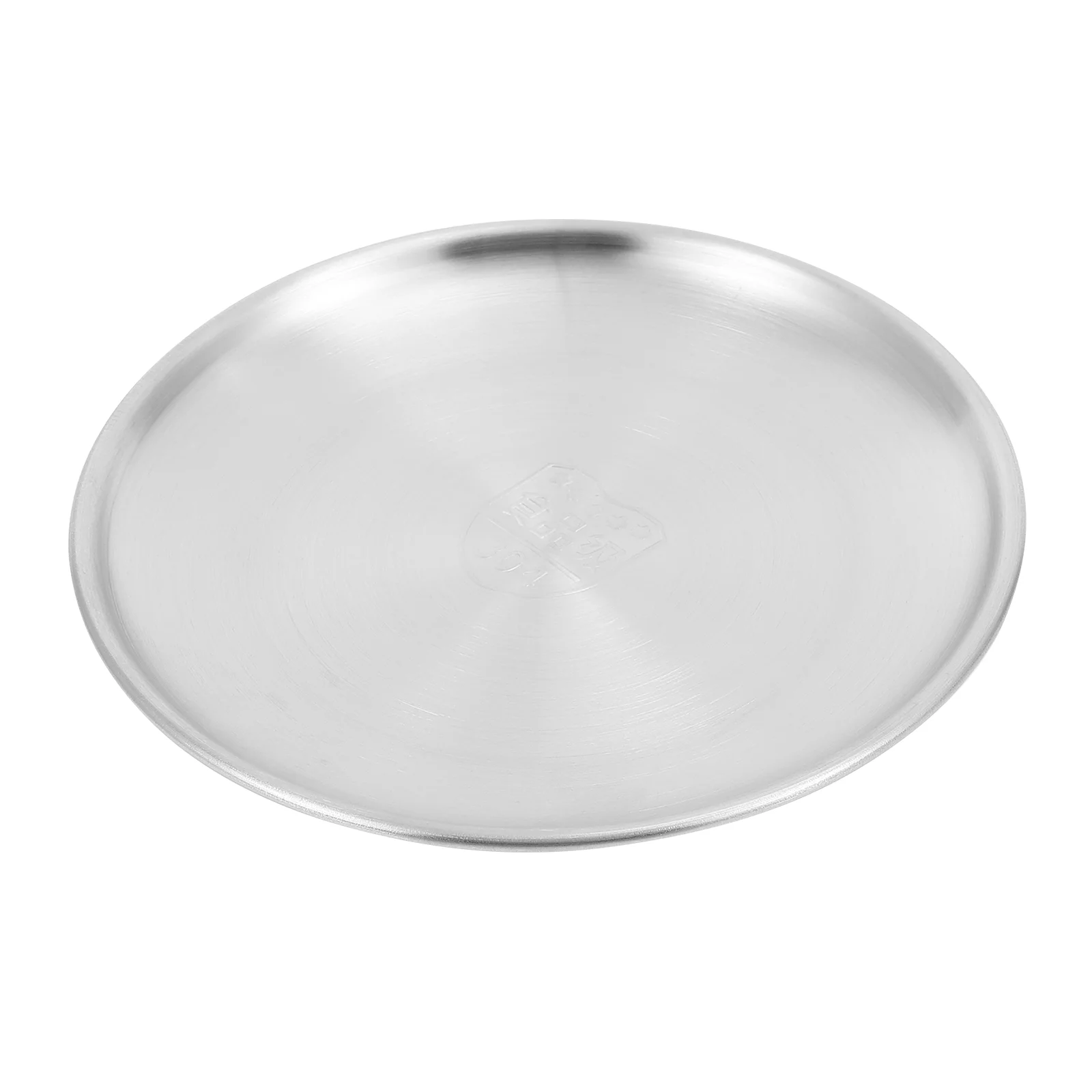 Stainless Steel Plate Cold Dish Multi-purpose Storage Restaurant Oval BBQ Metal Food Dinner Cookie Barbecue