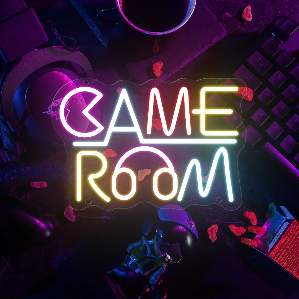 Gamer LED Neon Light Sign Night Lights Bar Esports Room Game Room Home Hanging Wall Electronic Sports Decoration USB Neon Signs
