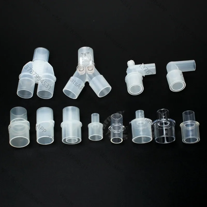 Breathing Circuit Corrugated Tube L Y Shape Connector Straight Connection Adapter Respiratory Anesthesia Tube Connector