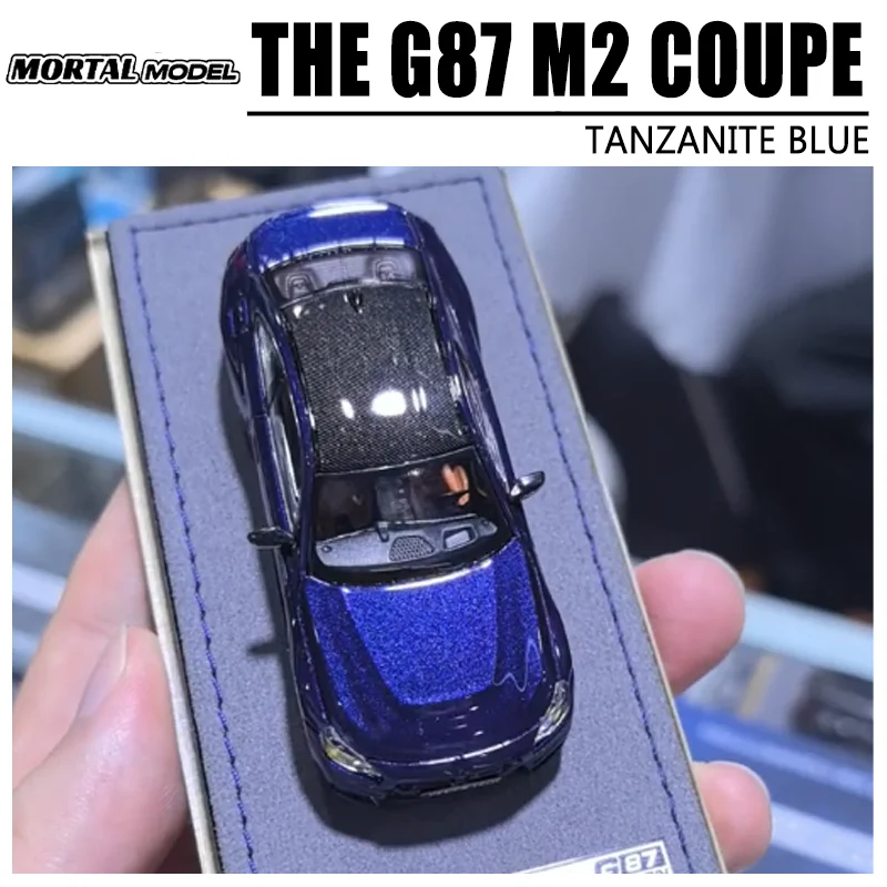 MORTAL 1/64 NEW THE G87 M2 COUPE TANZANITE BLUE Alloy Motor Vehicle Metal Model Collection Gift