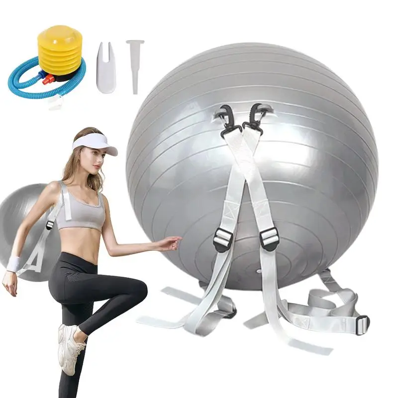 

Exercise Balls For Working Out Fitness Yoga Ball Weighted Exercise Adjustable Shoulder Straps Assist Multifunctional Auxiliary