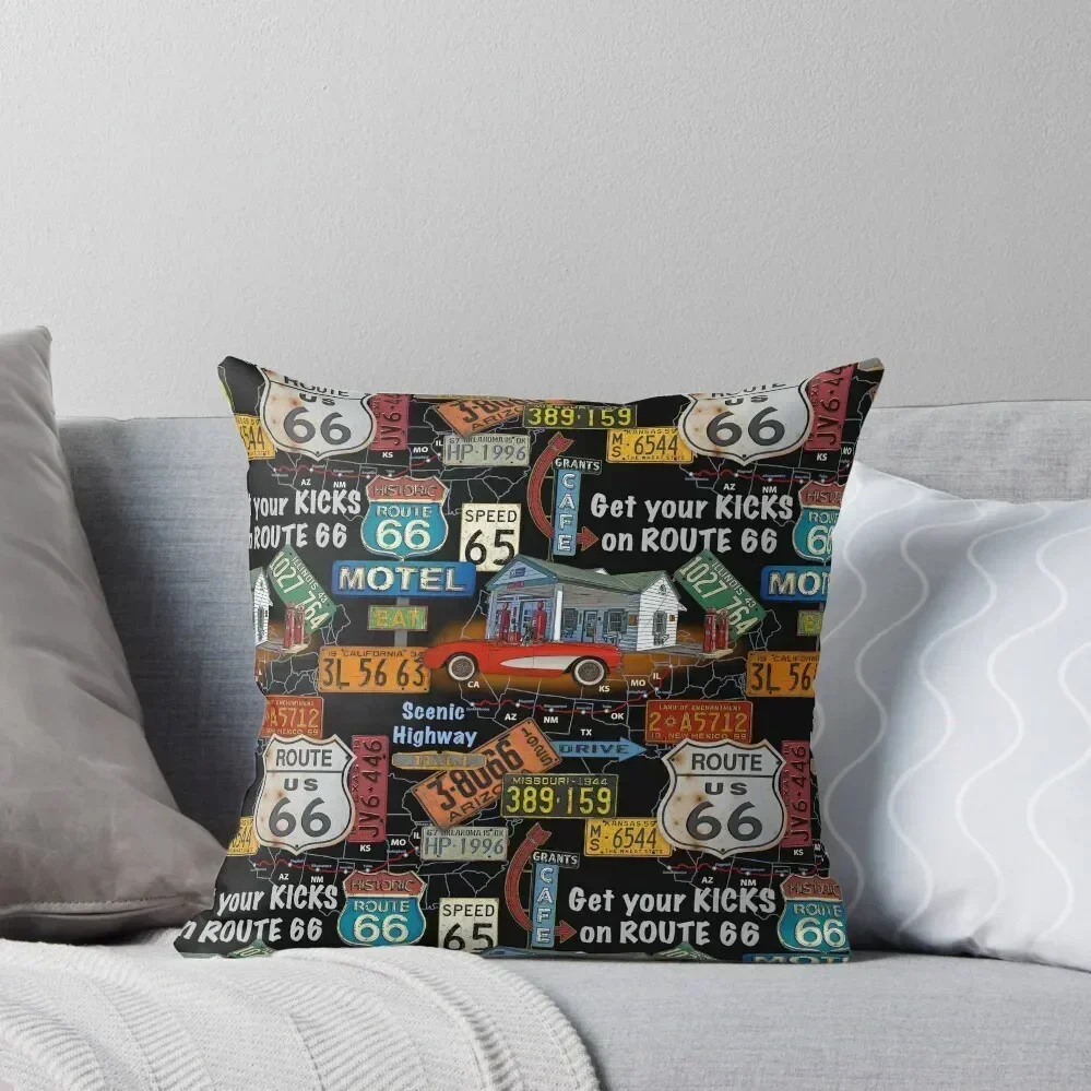 

Route 66-JP3934 Throw Pillow Cushion Child Decorative pillow case Cushions Home Decor pillow