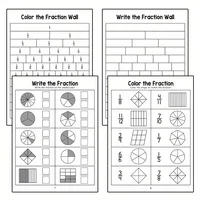 Fun Math Workbook] Ratchelli Basic Fractions Workbook |   Fun Math Skills Development for Kids in Grades 3 to 5, 32 Pages with Colorful Illustrations, Essential for Home Learning and Classroom Teaching. 5