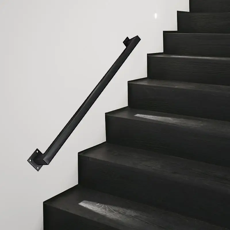 Pipe Stair Handrail Bathroom Toilet Non-Slip Toilet Handle Railing Handrails Staircase Indoor Outdoor For Wall Home Accessories