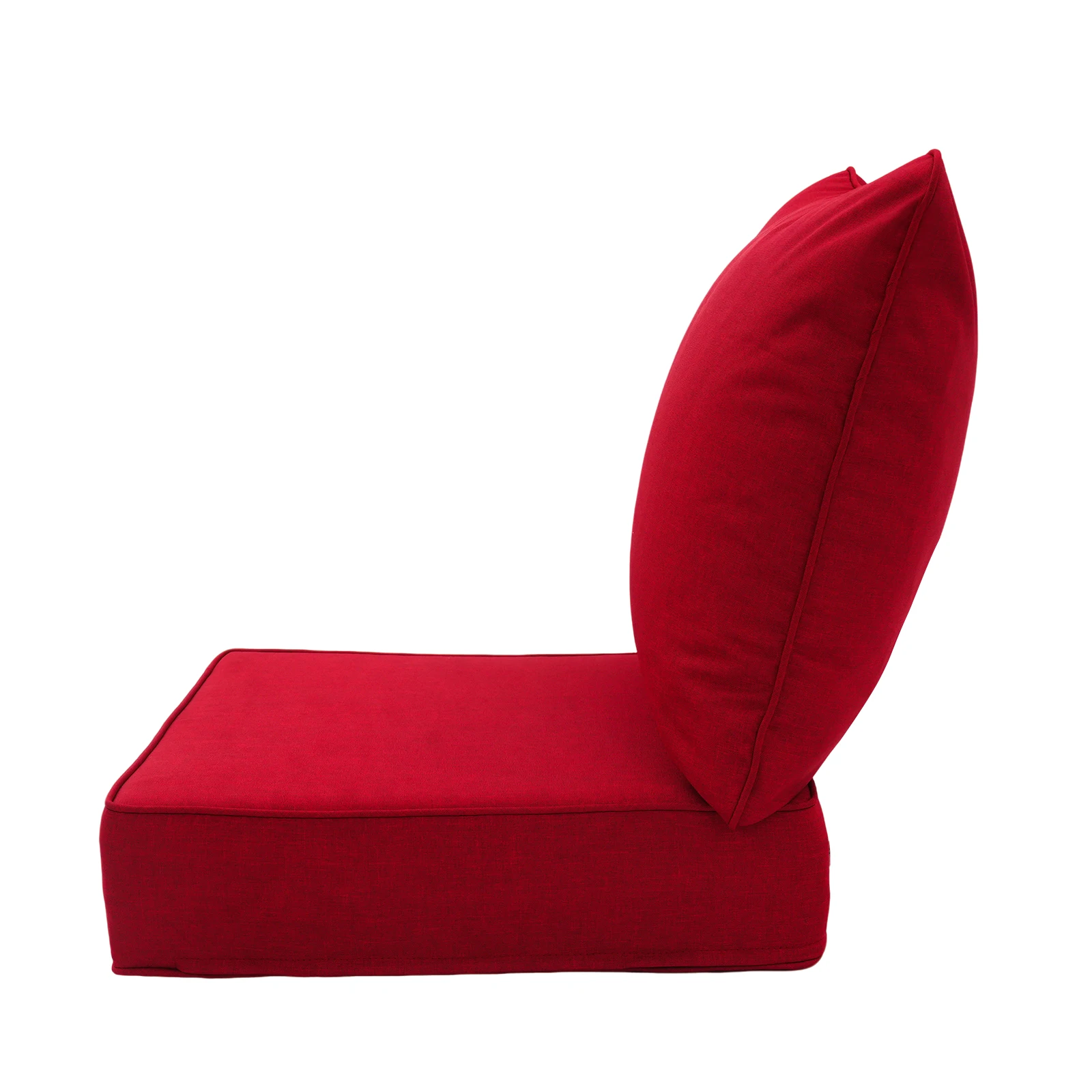 6-in Adaptable Outdoor Deep Seat Cushion Set with Strong Sewing Edges Chair Cushion with Removable Cover for Most Outdoor Deep-seated Chairs and Patio Conversation Chairs - view 4
