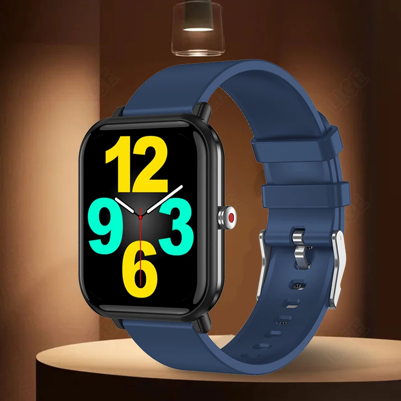 

2026 Full Screen Touch Smart Watch 1.7inch Screen Heart Rate Sleep Monitoring Smart Band IP68 Waterproof Smartwatch Blood Oxygen