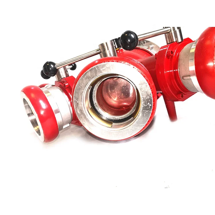 XHYXFire Divisória Controlada Válvula de Hidrante de Incêndio 4 Maneiras Divisor de Água de Combate de Incêndio