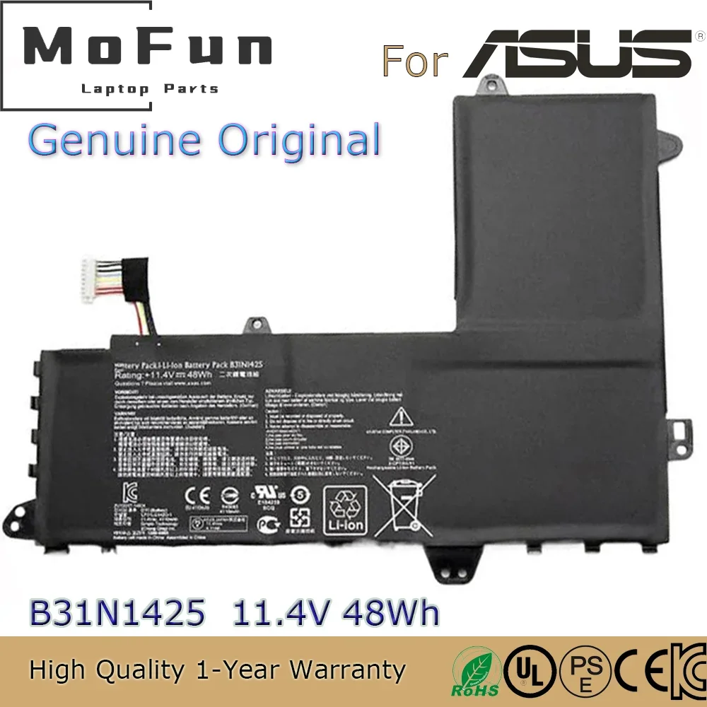 

Brand New Original B31N1425 11.4V 48Wh Laptop Battery for Asus Eeebook E402S E402MA E402M WX0001H WX0002T WX0018H 3ICP7/60/81 et