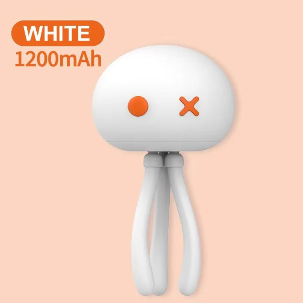 Deformable Silicone Jellyfish Night Light Touch Dimming Eye Protection LED Jellyfish Lamp 3 Color Light Adjustable Brightness