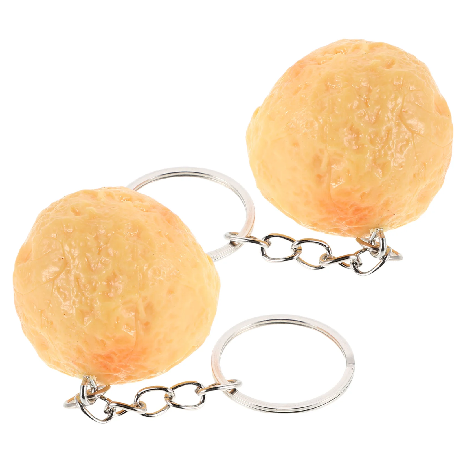 Porte-clés alimentaire mignon, 2 pièces, breloque fruits de mer artificiels pour enfants, jeu de simulation, sac à dos de cuisine, décoration de sac
