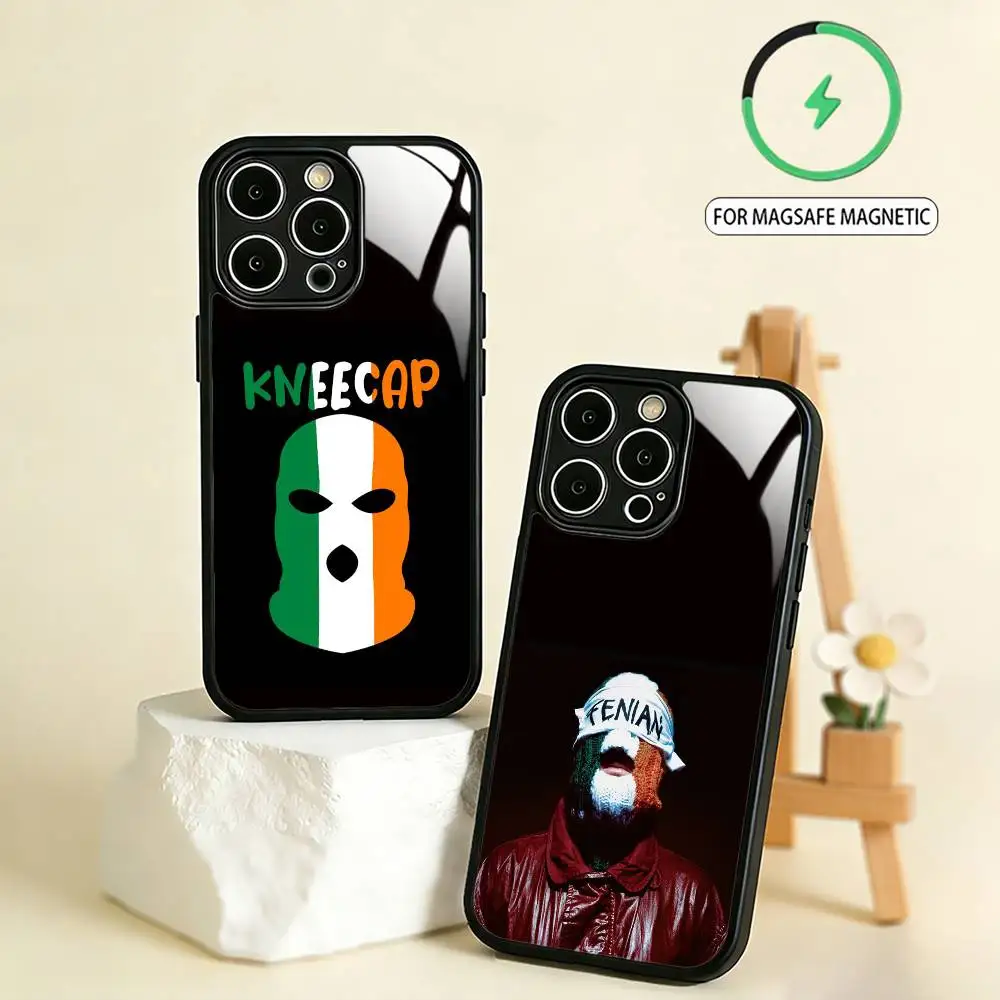 

K-Kneecap F-Fenian Phone Case For iPhone17,16,15,14,13,12,11 Plus,Pro Max Magnetic For Magsafe Wireless Charging