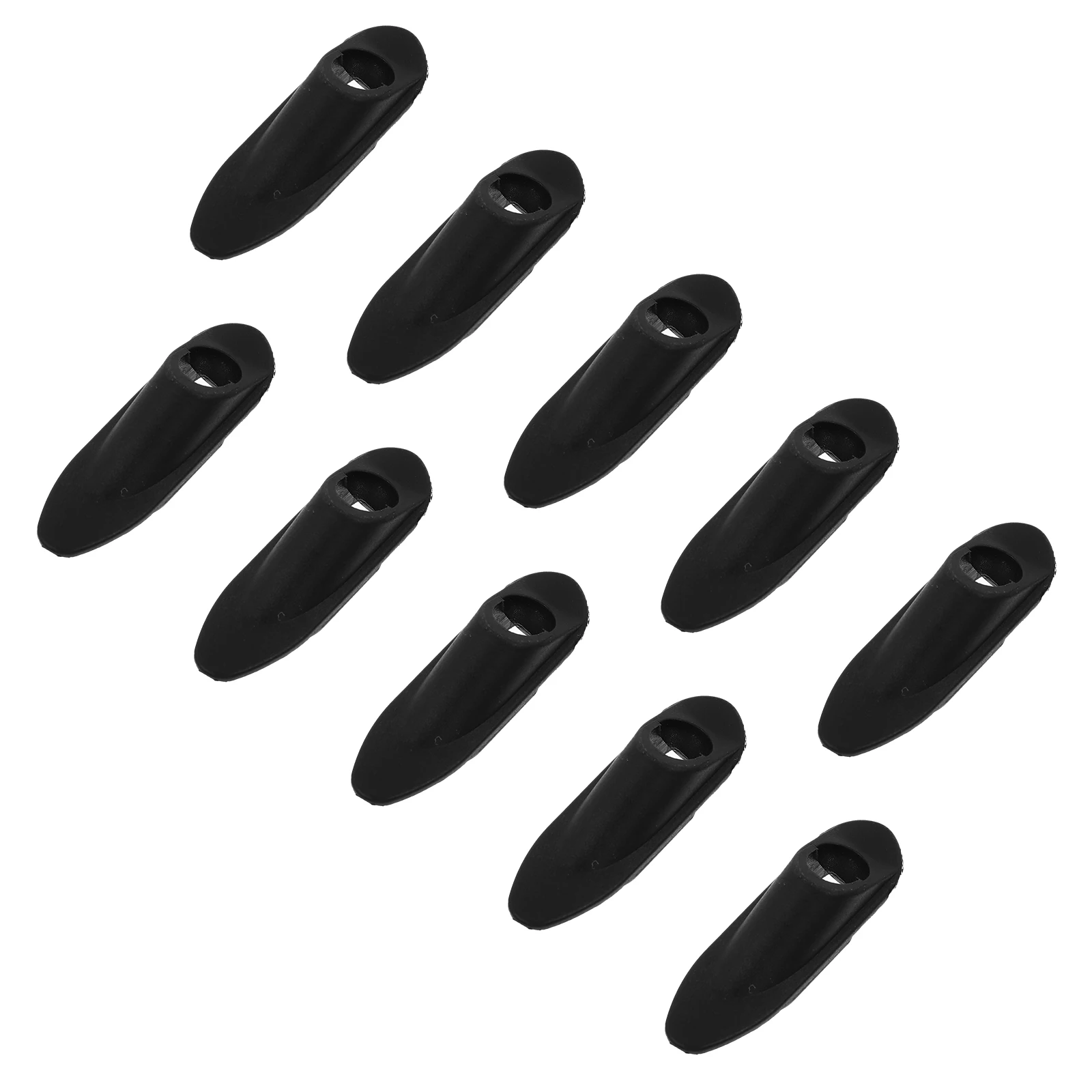 

10 pcs Bike Frame Card Holder Plastic Shell Tube Clamps Cable Wire Single Hole Sturdy Stable Installation