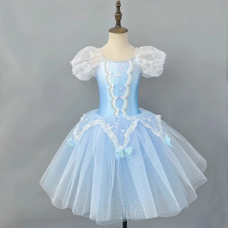 Princess Dress Ballet Tutu Outfit Girls Dance Stage Performance Costume Ballet Dress Children's Vestido Kids Cosplay Dresses