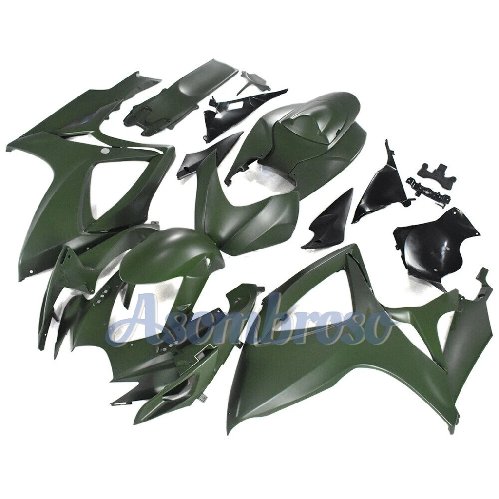 Sportbike ZXMT Matte Green Bodys set For Suzuki GSX-R600 K6 2006 2007 GSXR600 GSXR750 06 07 GSXR 600 Best Fairing kit