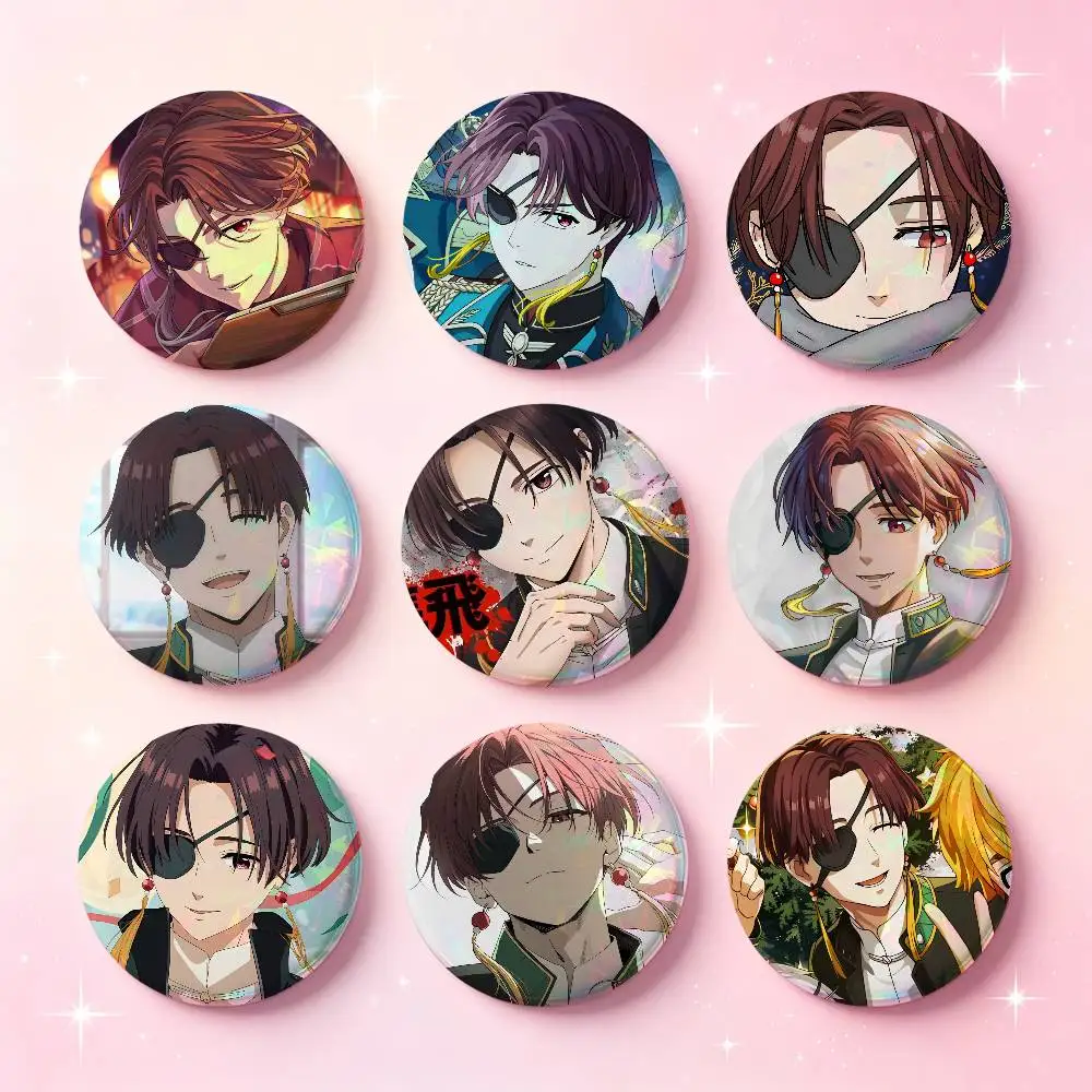 Hayato Suo Anime Character Badges 25 32 44 58 75 Mm Round Cosplay Pin Bag Decor Fans Collect Friends Gifts Brooch Souvenir