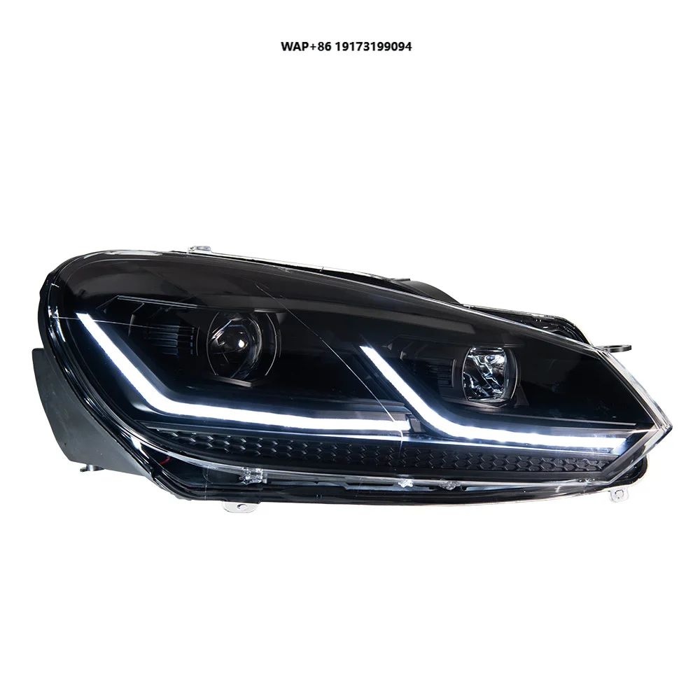 

Car Lights for Golf 6 2009-2012 R20 Golf6 MK6 LED Dynamic Headlights Modification Upgrade DRL Tear Eyes Design Turn Signal Lamp
