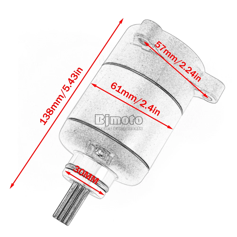 Motorrad-Anlasser für Honda CBR125 CBR125R CBR 125 R JC50 2011-2018 31200-KPP-T01 2012 2013 2014 2015 2016 2017 – Detail 3