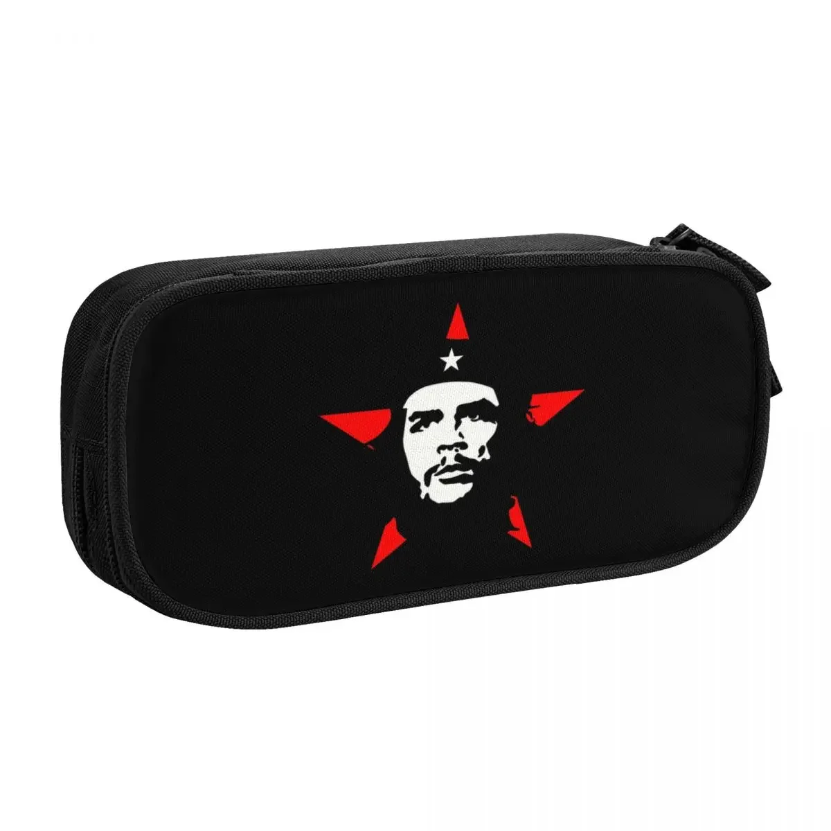 Cute Custom Cuba Hero Che Guevara Pencil Cases for Girls Boys Cuban Socialism Freedom Large Capacity Pen Box Bag Stationery