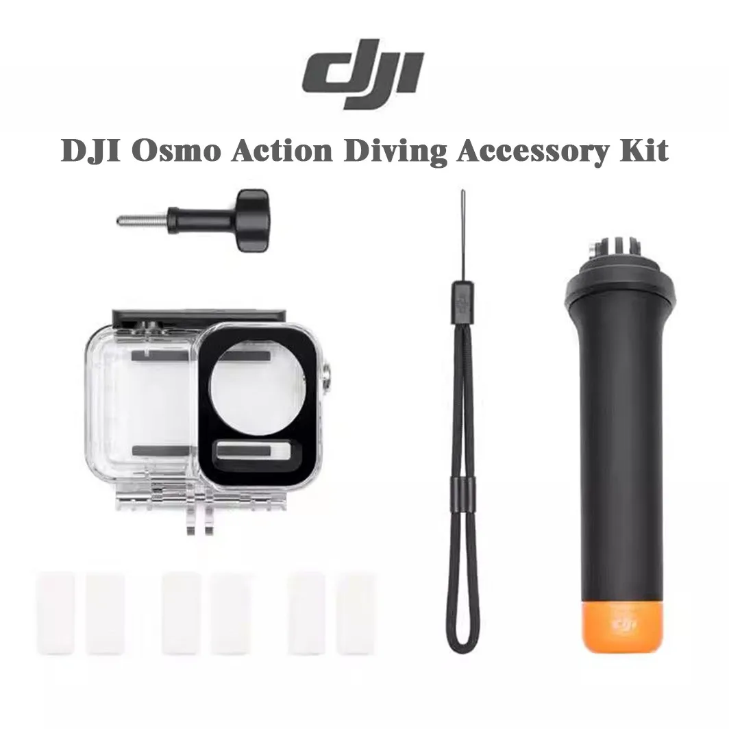 

DJI Osmo Action Diving Kit – 60m Waterproof Case, Anti-Fog, for Action 3/4/5 Pro NEW