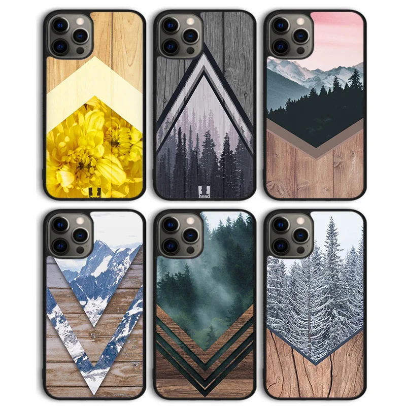 NATURE WOOD PRINTS Phone Case Back Cover for iPhone 16 15 SE2020 14 13 11 12 Pro Max mini XS XR X PlusS Shell Coque