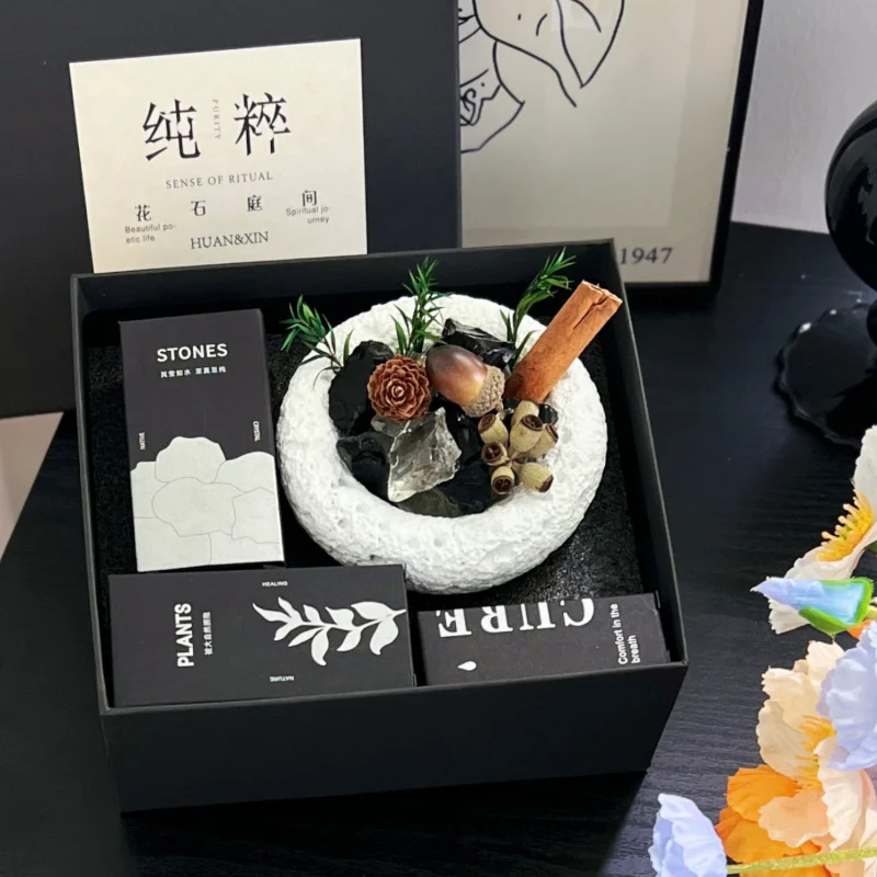 

The Wizard of Oz Essential Oil Diffuser Stone Aromatherapy Candle Gift Box Crystal Stone Indoor Home Decoration Gift for Women's