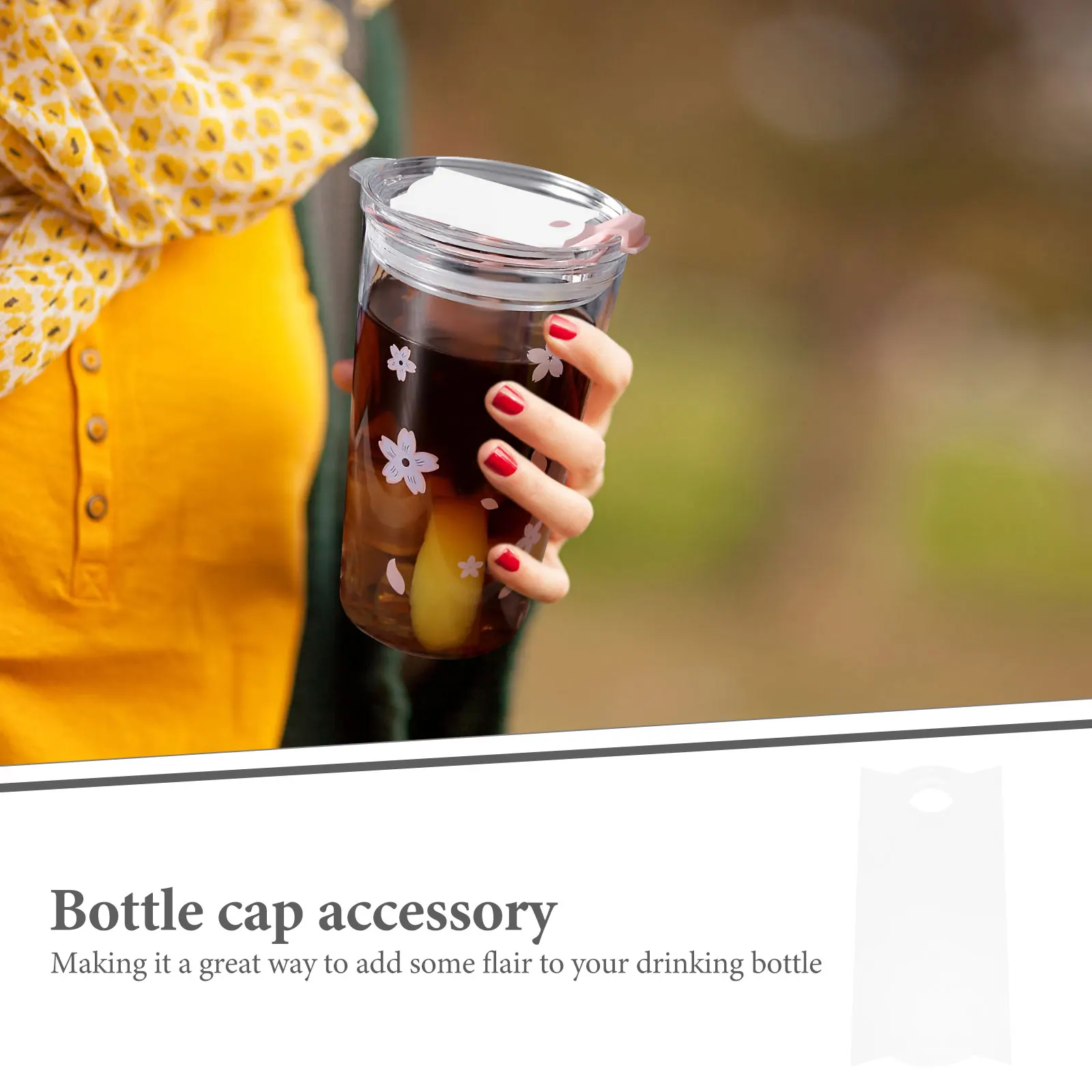 

6 Pcs Bottle Cap Decorative Sheet Blank Sublimation Printable Diy Ornament Acrylic Craft