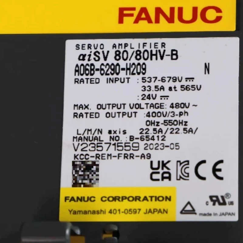 Fanuc A06B-6290-H209 Servo Amplifier Tested ok Expedited Delivery