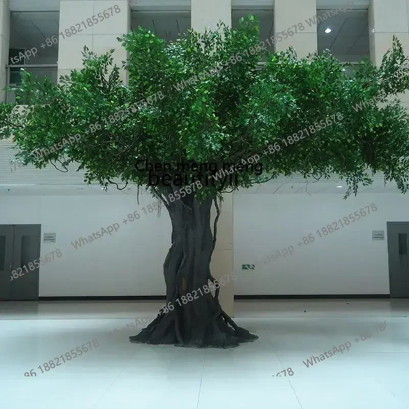 cc182Imitative Tree Frp Fake Trees Large Banyan Indoor Wrapped Pillars Banyan Large Hall Wedding Tree