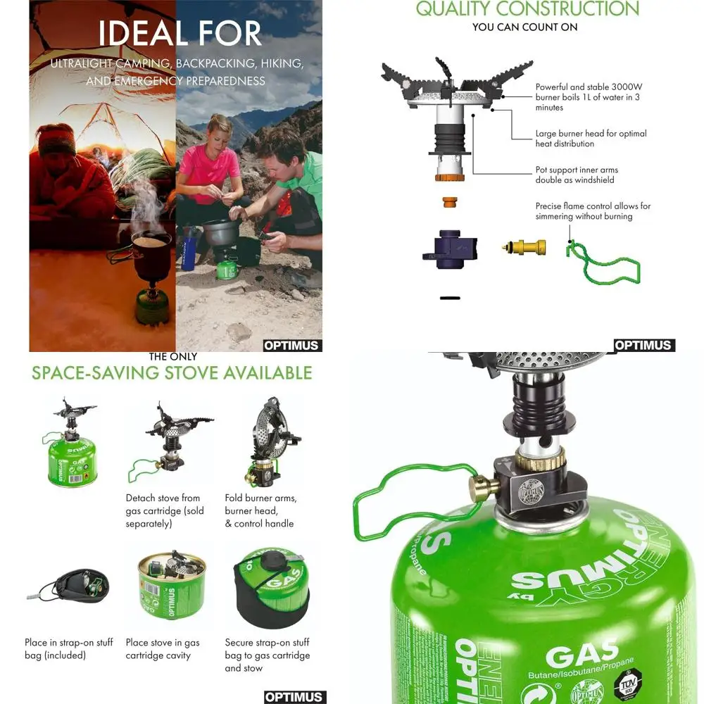 

Crux 8019260 Camping/Hiking Camp Stove