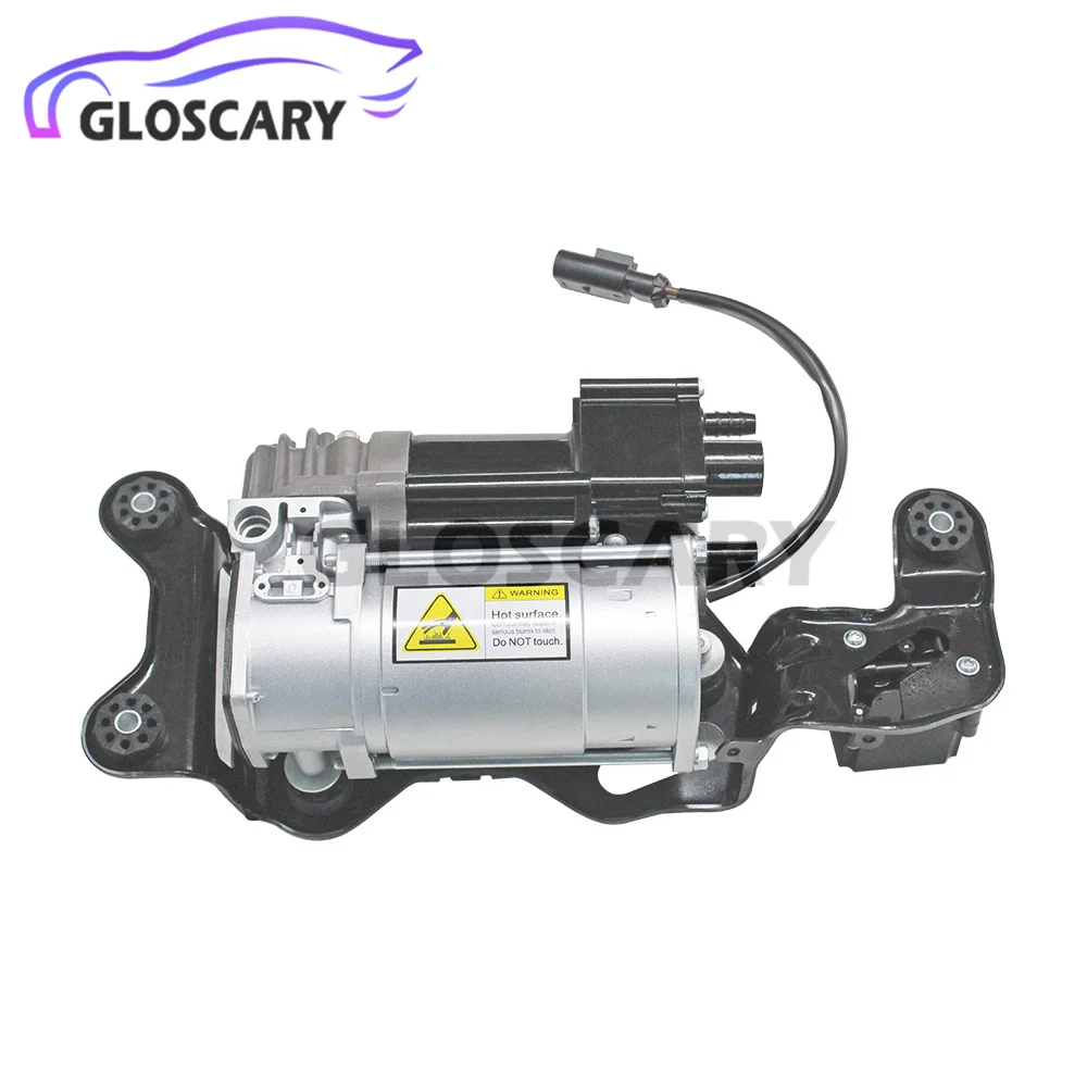 For BMW X5 F15 F85 X6 F16 F86 2013-2019 Air Suspension Compressor With Bracket + Valve Block 37206789450 37206875177 37206850555