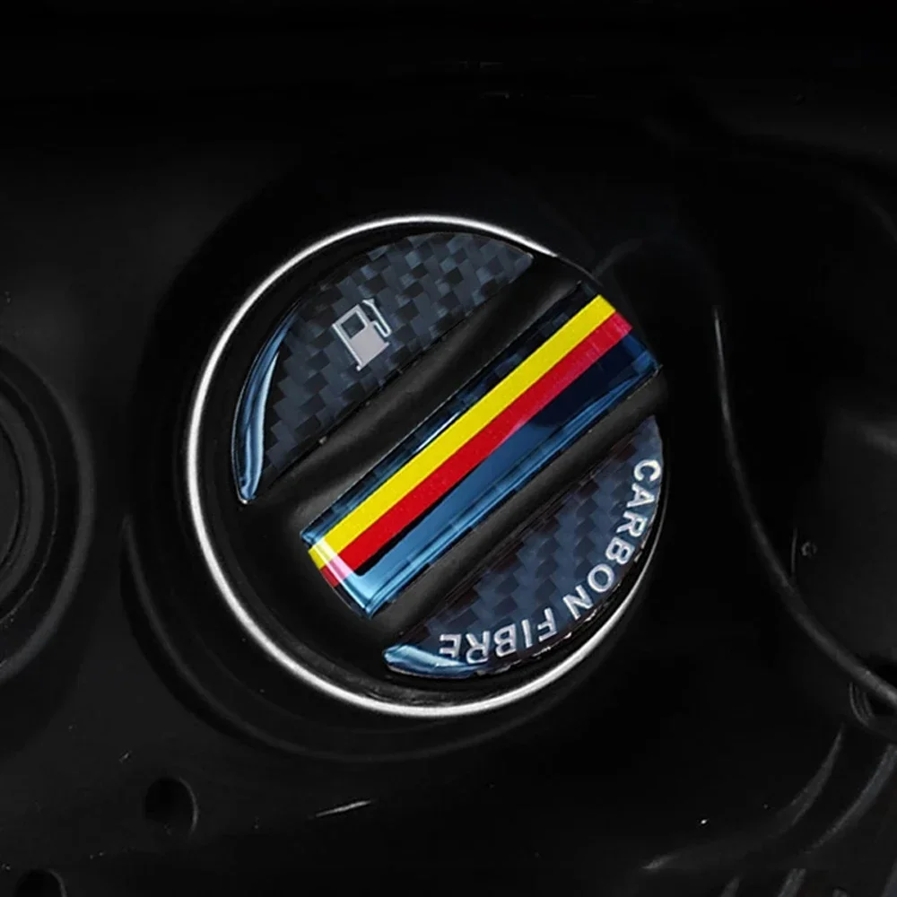 Carbon Fibre Fuel Tank Cover Decal Sticker for Great Wall Poer Cannon Tank300 Tank500, Car Fuel Cap Decor Exterior Auto Part