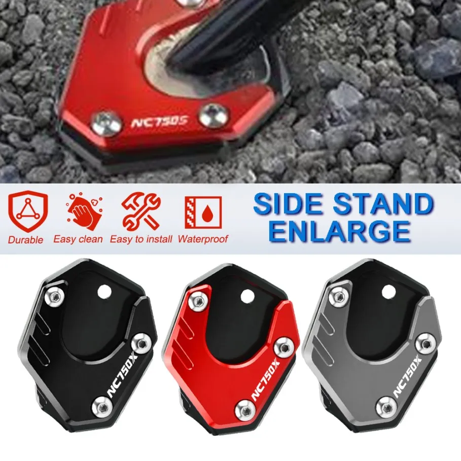 

Motorcycle 2014-2015 Kickstand For Honda NC 750 S/DCT ide Stand Side Stand Foot Extension Enlarger Plate Pad NC750S NC 750 S